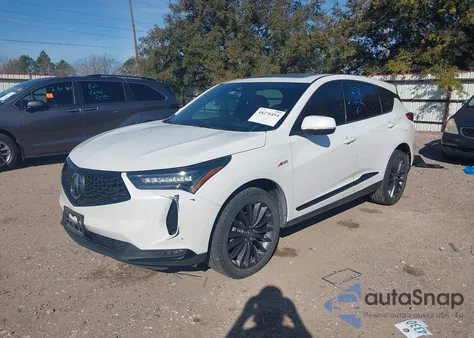 2022 Acura Rdx A-Spec Advance Package/Pmc Edition из США, поврежденный, VIN 5J8TC2H8XNL005935